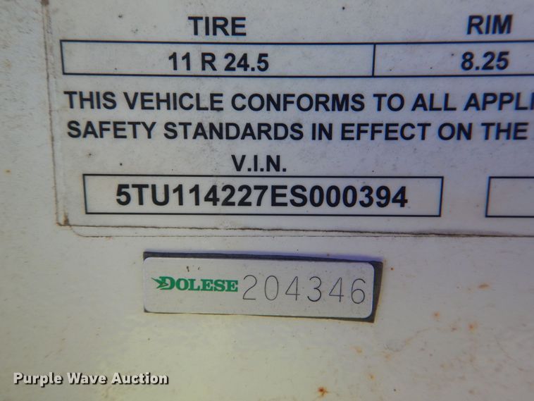 image for item DK3672 2014 CTS BDT-40  bottom dump trailer