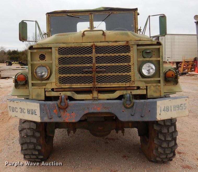 image for item DK4400 1984 Am General M923  flatbed truck