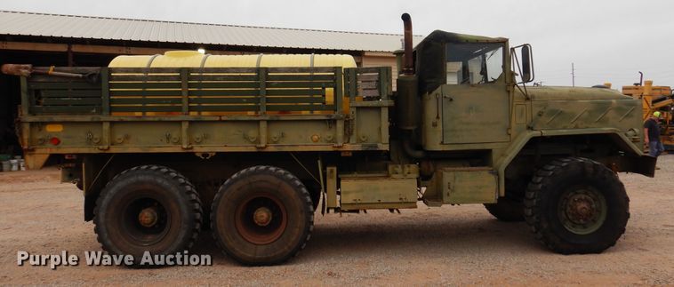 image for item DK4400 1984 Am General M923  flatbed truck