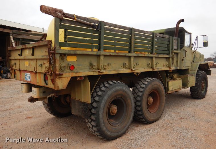 image for item DK4400 1984 Am General M923  flatbed truck