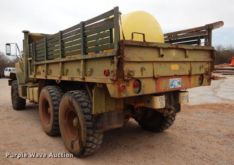 image for item DK4400 1984 Am General M923  flatbed truck