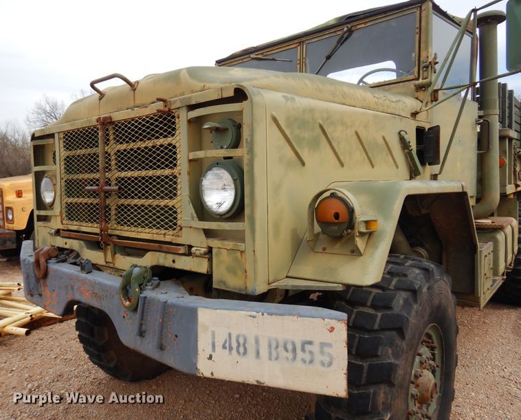 image for item DK4400 1984 Am General M923  flatbed truck