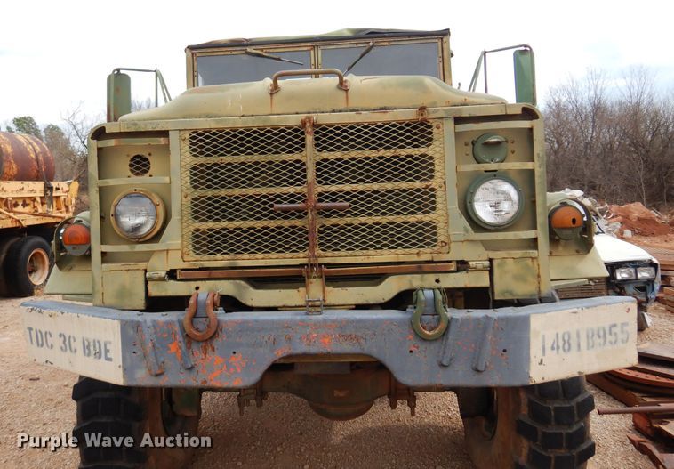 image for item DK4400 1984 Am General M923  flatbed truck