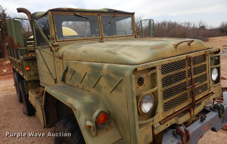 image for item DK4400 1984 Am General M923  flatbed truck