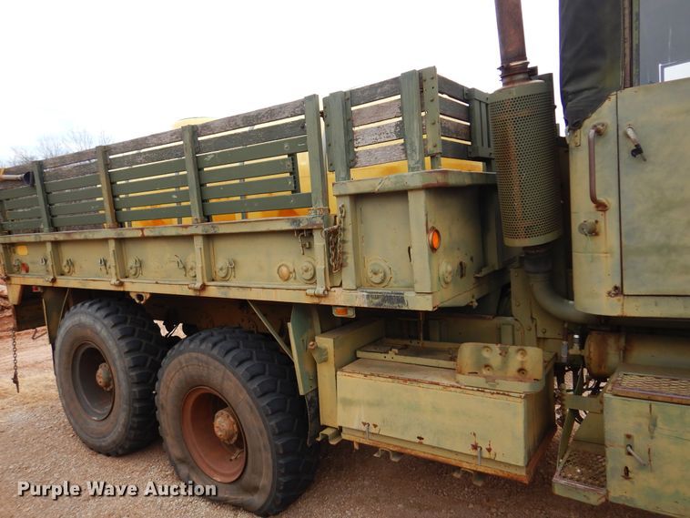 image for item DK4400 1984 Am General M923  flatbed truck