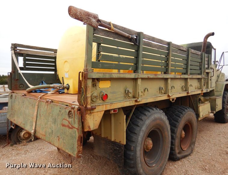 image for item DK4400 1984 Am General M923  flatbed truck