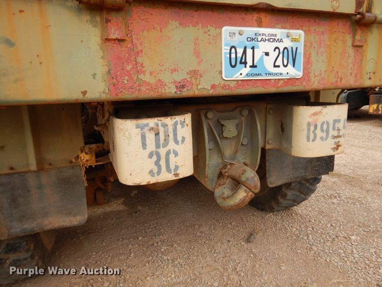 image for item DK4400 1984 Am General M923  flatbed truck