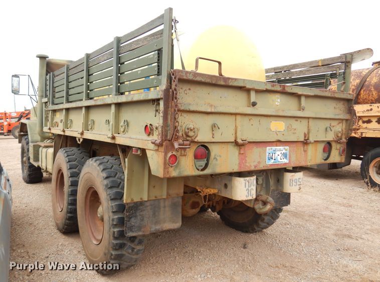 image for item DK4400 1984 Am General M923  flatbed truck