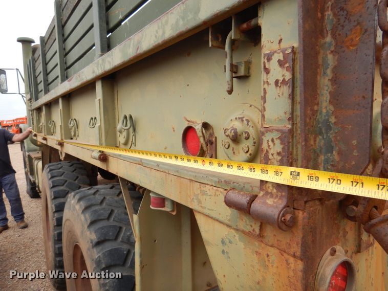 image for item DK4400 1984 Am General M923  flatbed truck