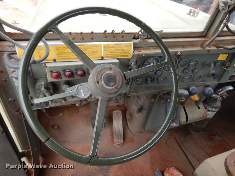 image for item DK4400 1984 Am General M923  flatbed truck