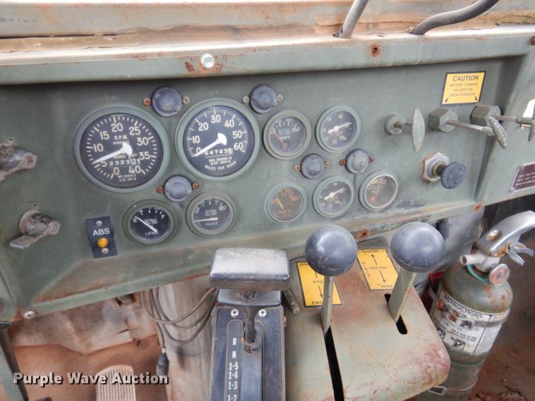 image for item DK4400 1984 Am General M923  flatbed truck