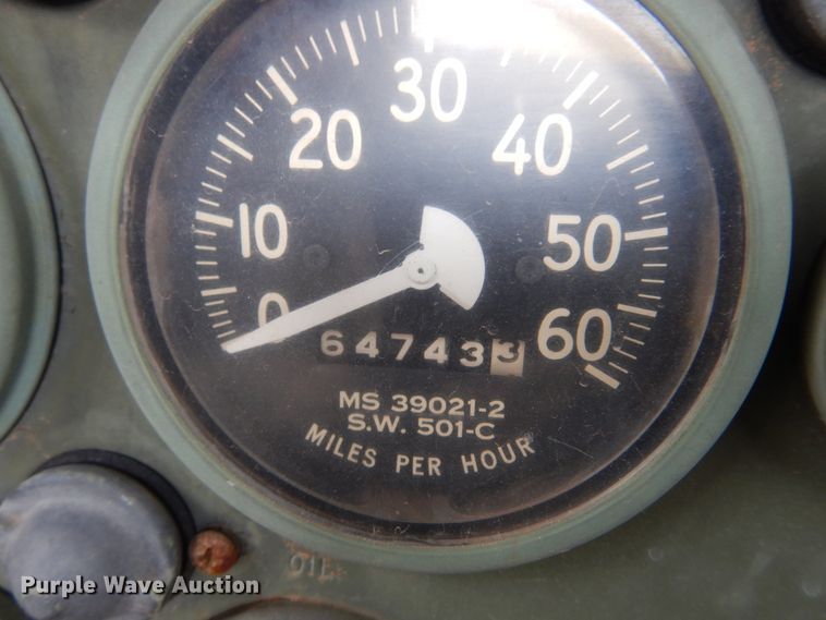 image for item DK4400 1984 Am General M923  flatbed truck