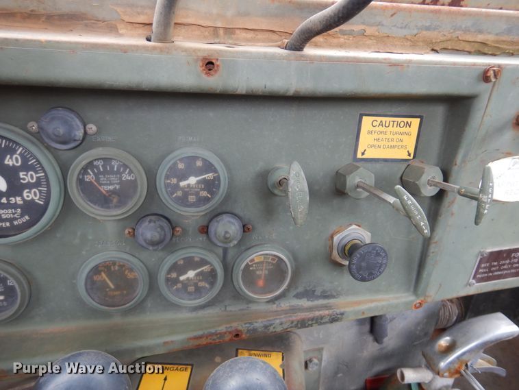 image for item DK4400 1984 Am General M923  flatbed truck