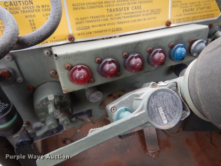 image for item DK4400 1984 Am General M923  flatbed truck