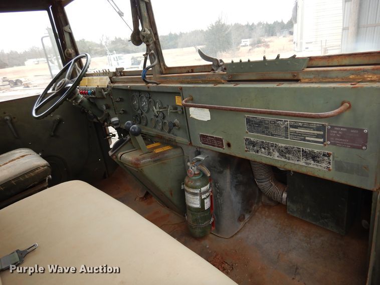 image for item DK4400 1984 Am General M923  flatbed truck