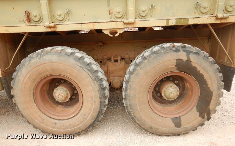 image for item DK4400 1984 Am General M923  flatbed truck