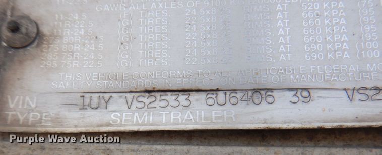 image for item DM6132 2006 Utility 300R  refrigerated van trailer