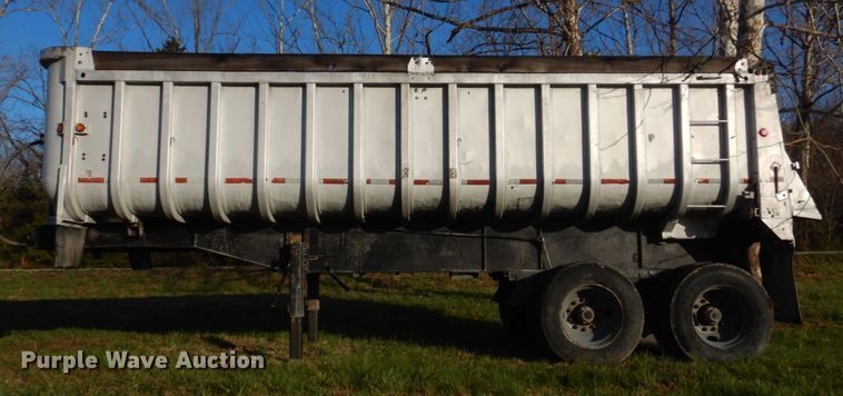 image for item DM7271 1963 Fruehauf NDS2-24 DA5-24  end dump trailer