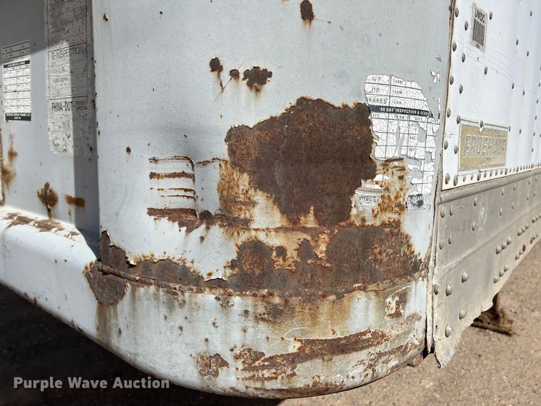 image for item IG9345 1984 Fruehauf FB9-F2  dry van trailer