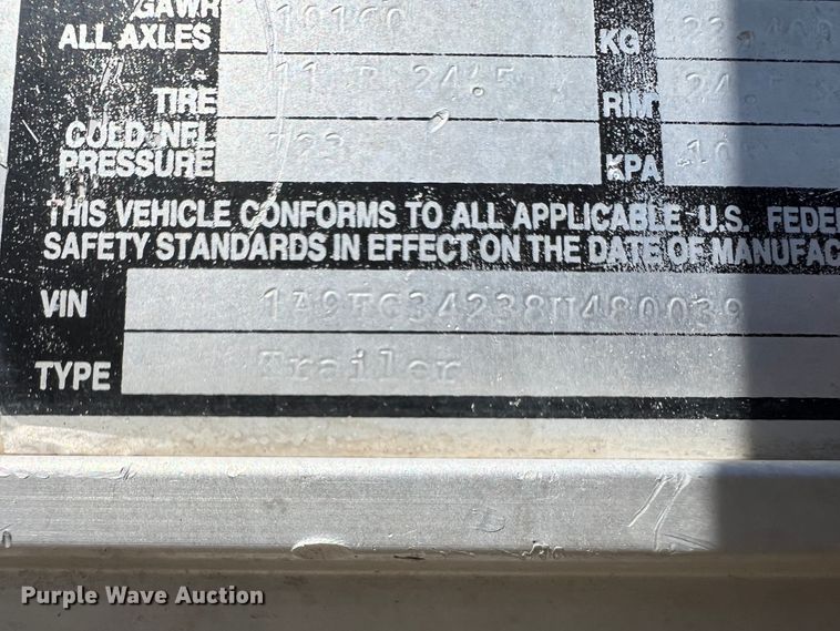 image for item IG9411 2007 Aeroswint  silage trailer