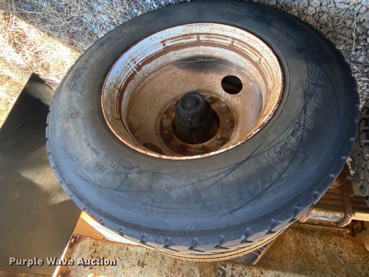 image for item IG9695 1992 Ranch Manufacturing Co  bottom dump trailer