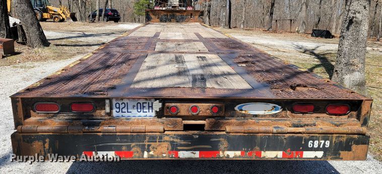 image for item JF9024 2012 Ledwell  tilt deck equipment trailer