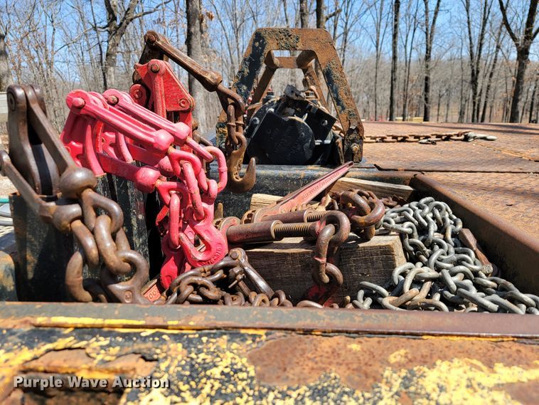 image for item JF9024 2012 Ledwell  tilt deck equipment trailer