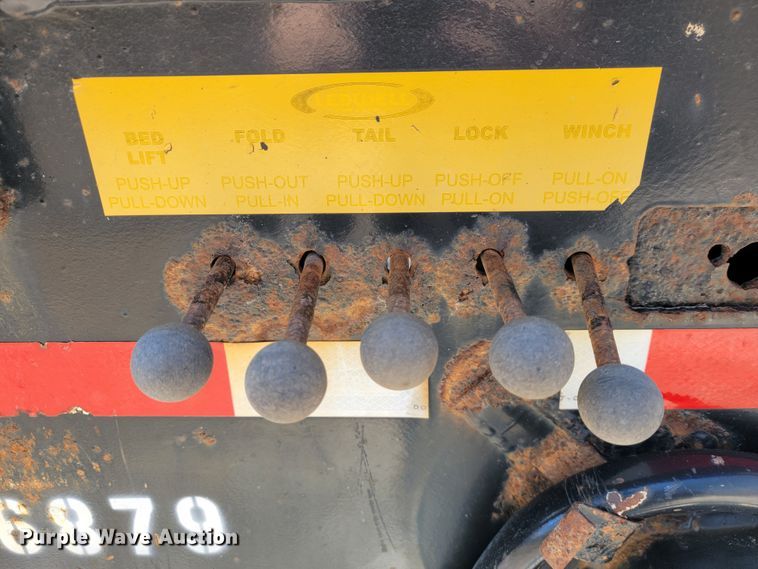 image for item JF9024 2012 Ledwell  tilt deck equipment trailer