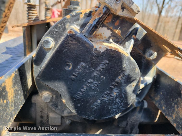 image for item JF9024 2012 Ledwell  tilt deck equipment trailer