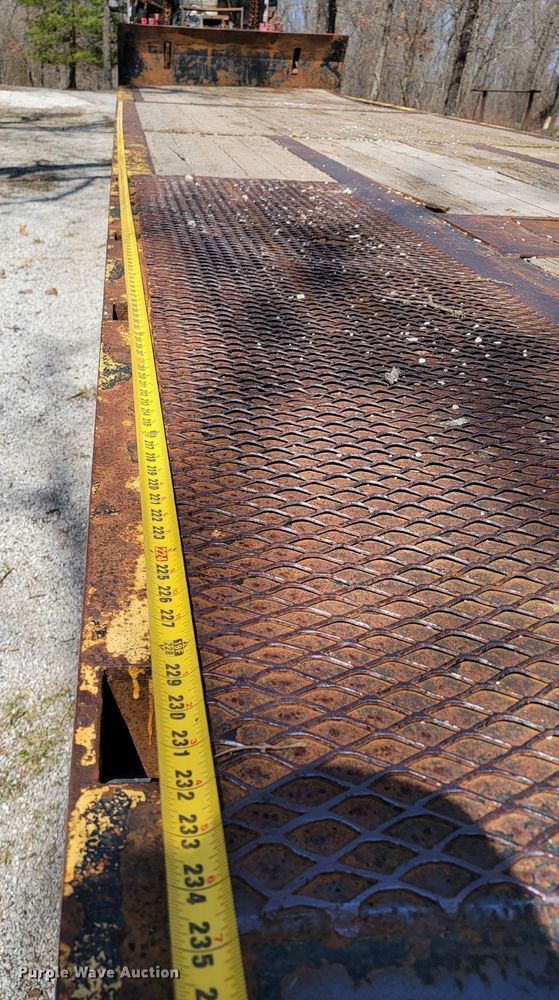 image for item JF9024 2012 Ledwell  tilt deck equipment trailer