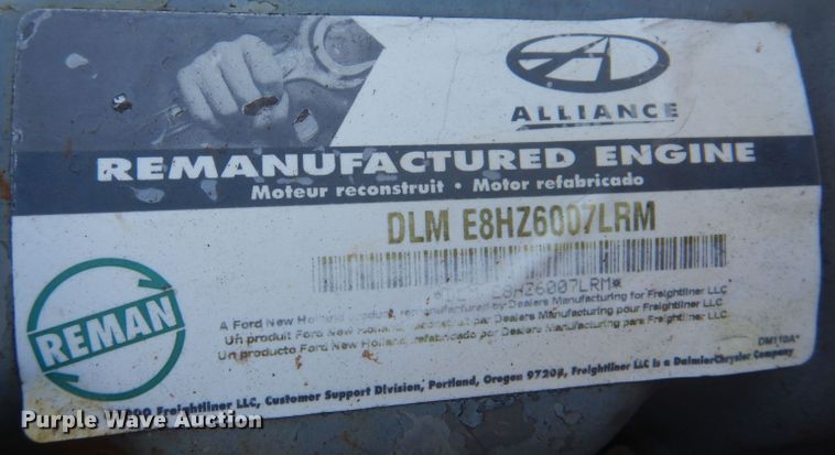 image for item JK9449 1990 Ford CF8000  truck cab and chassis