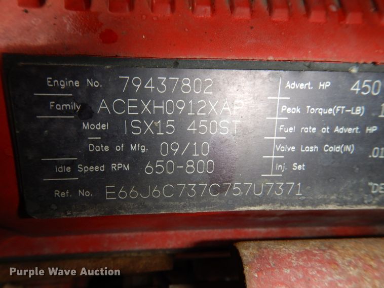 image for item JK9466 2011 Kenworth T600  semi truck