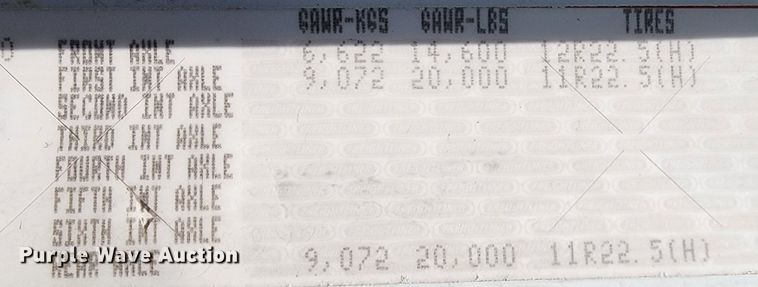 image for item JL9689 2010 Freightliner Business Class M2  truck cab and chassis