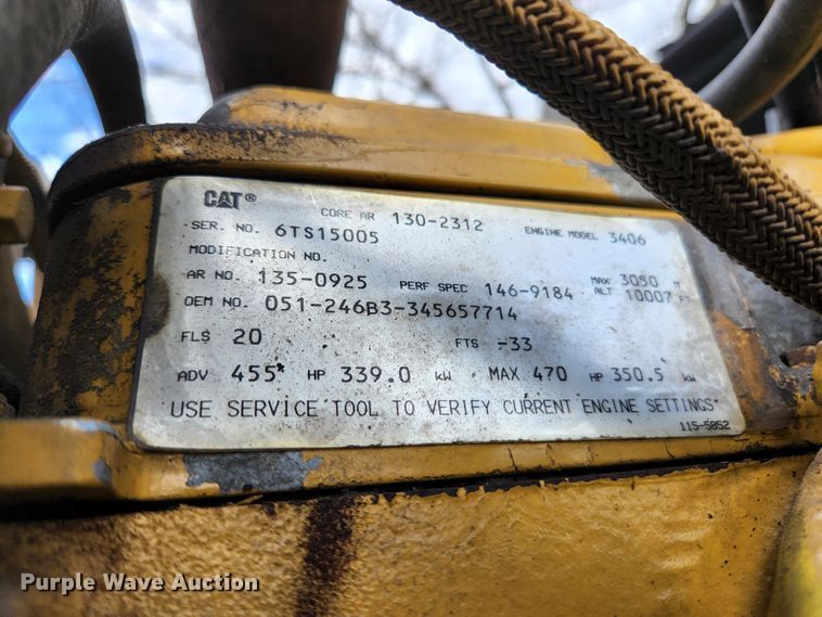 image for item KE9849 1998 Peterbilt 377  semi truck