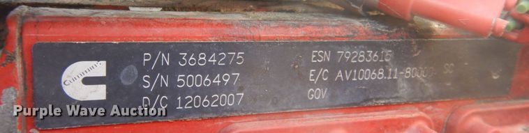 image for item KU9709 2008 International ProStar  semi truck