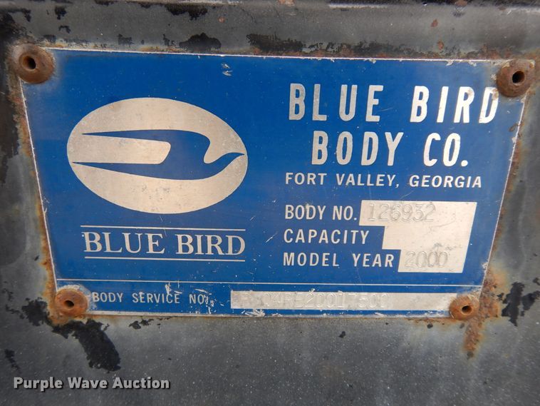 image for item DI8686 2000 Blue Bird LTC-40  coach bus