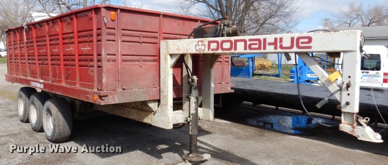 image for item DK1984 1976 Donahue GS30016EM  end dump trailer