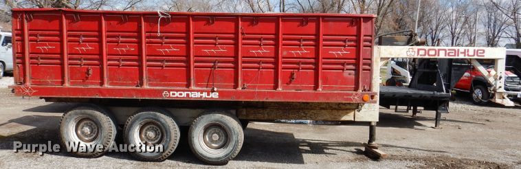 image for item DK1984 1976 Donahue GS30016EM  end dump trailer