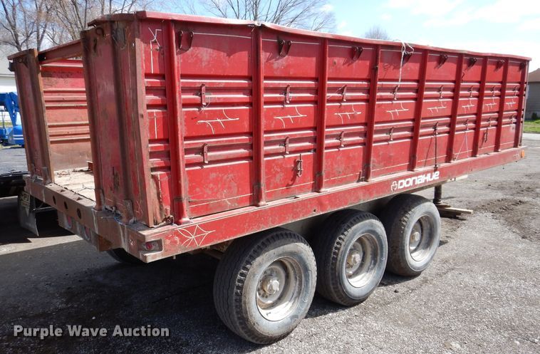 image for item DK1984 1976 Donahue GS30016EM  end dump trailer