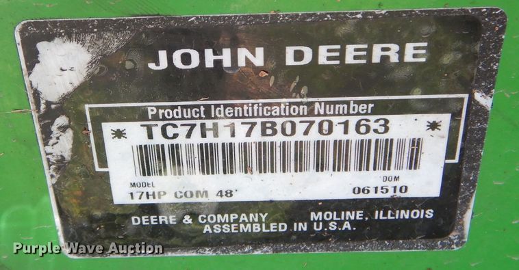 image for item DM4487 John Deer  lawn mower