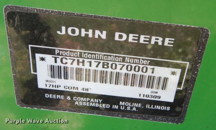image for item DM4488 John Deere  lawn mower