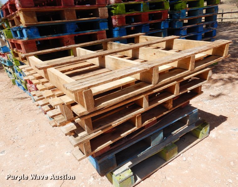 image for item DN0249 Approximately 74 wood pallets