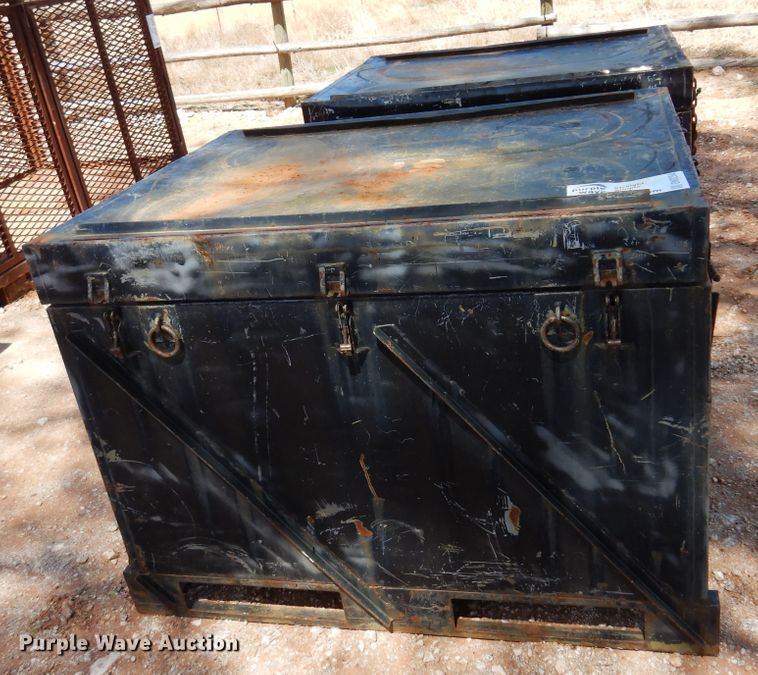 image for item DN0254 (2) metal storage boxes