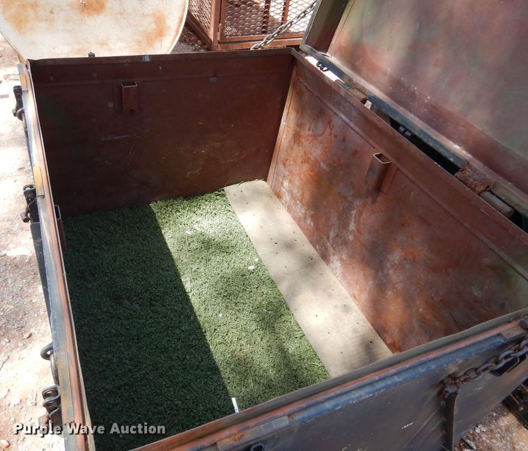 image for item DN0254 (2) metal storage boxes