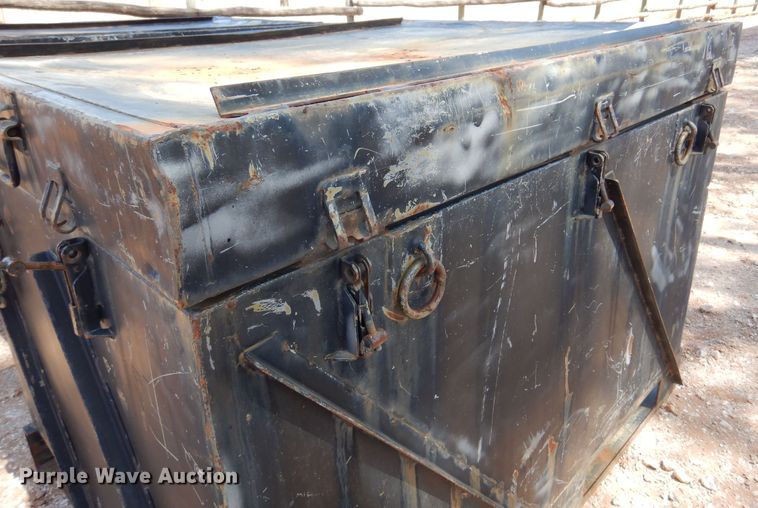 image for item DN0254 (2) metal storage boxes