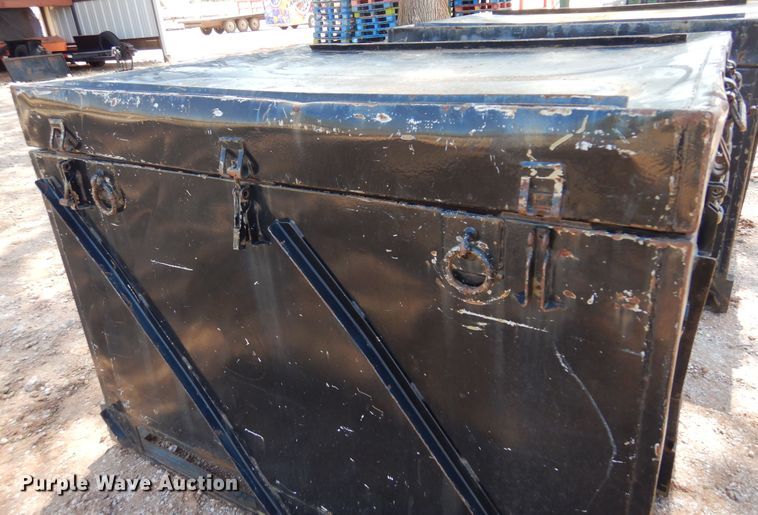 image for item DN0254 (2) metal storage boxes