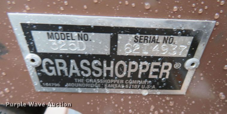 image for item DN7954 2011 Grasshopper 325D  ZTR lawn mower