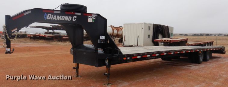 image for item DR0331 2021 Diamond C  equipment trailer