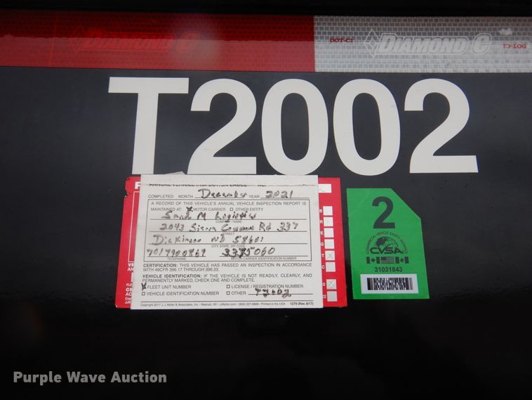 image for item DR0331 2021 Diamond C  equipment trailer