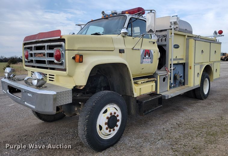 image for item HF9335 1981 GMC Sierra  pumper fire truck